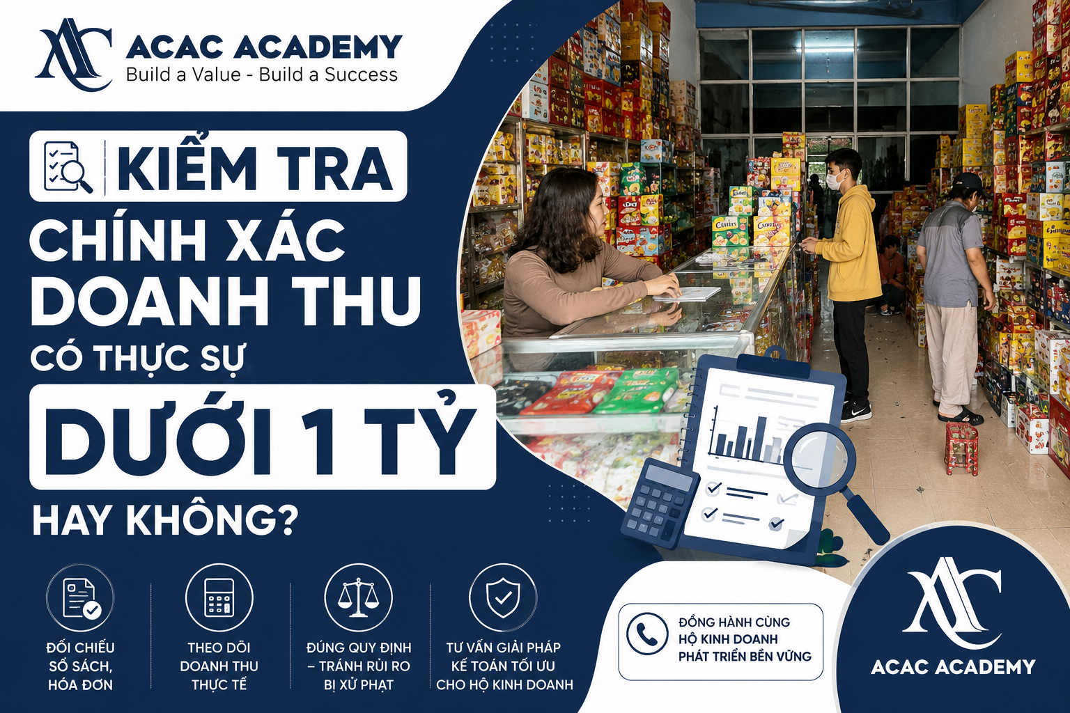 Hộ Kinh Doanh Doanh Thu Dưới 1 Tỷ: Kế Toán Cần Làm Gì Để Không Bị Phạt?