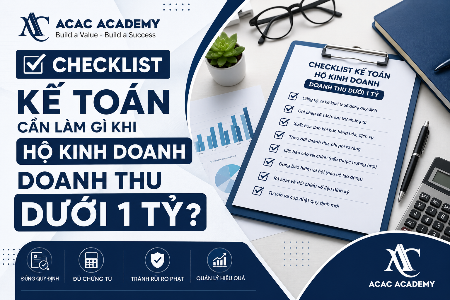 Hộ Kinh Doanh Doanh Thu Dưới 1 Tỷ: Kế Toán Cần Làm Gì Để Không Bị Phạt?