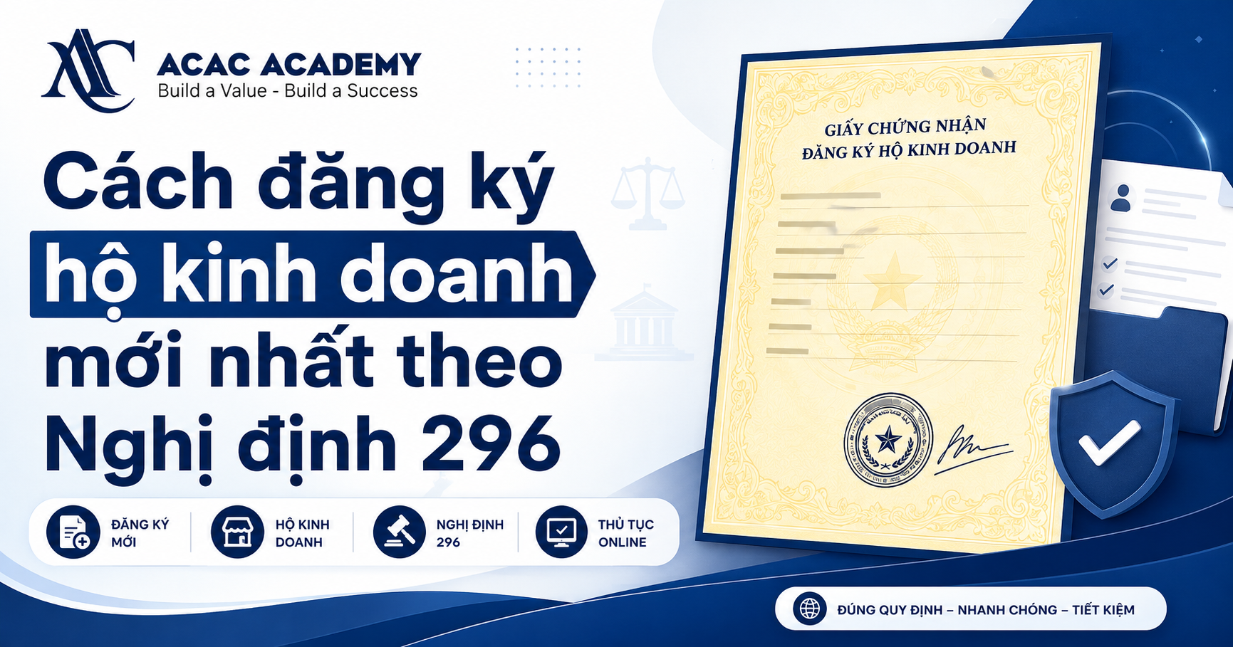 đăng ký hộ kinh doanh nghị định 296
