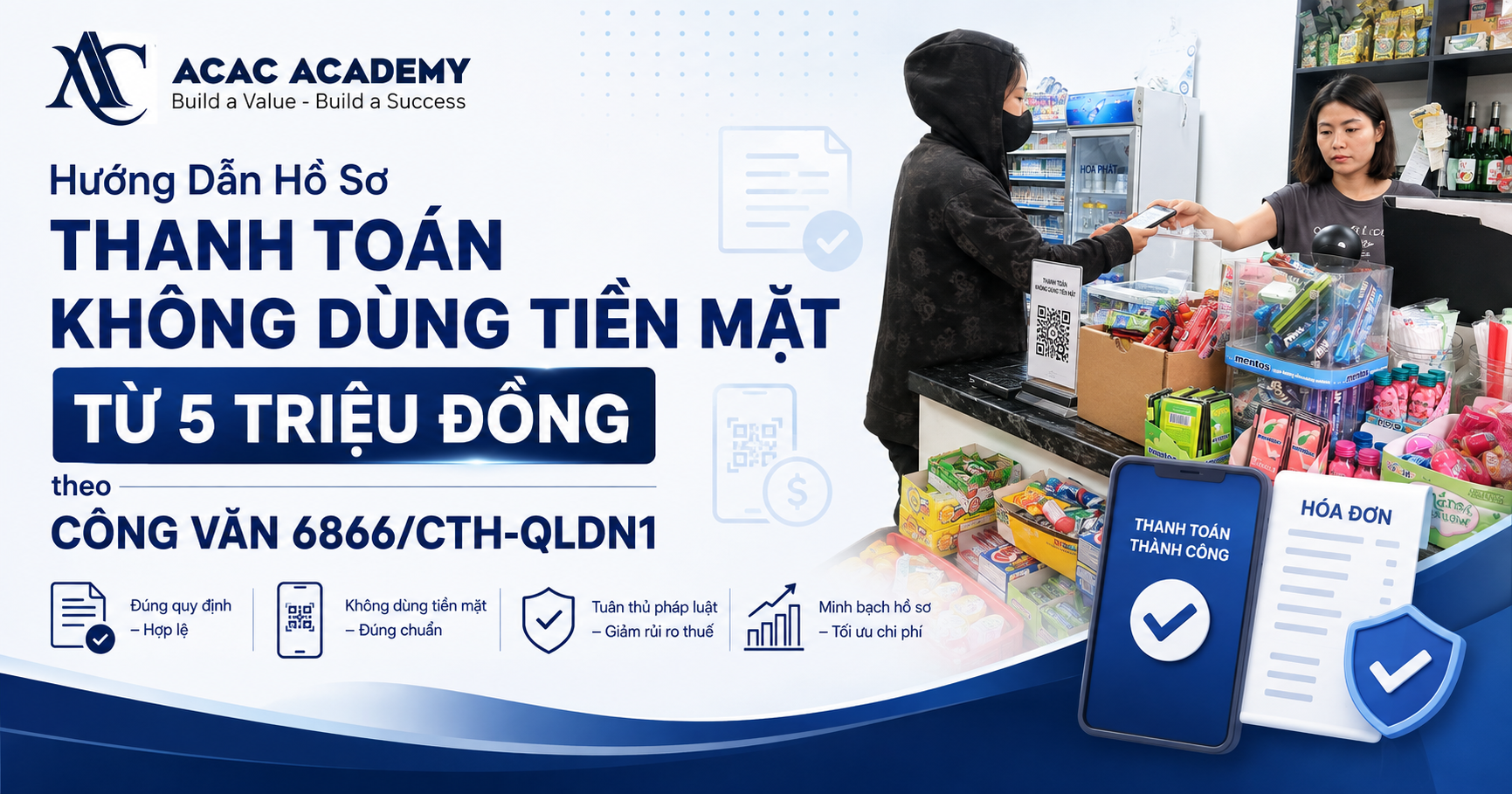 Công Văn 6866/CTH-QLDN1: Hồ Sơ Thanh Toán Không Tiền Mặt Từ 5 Triệu