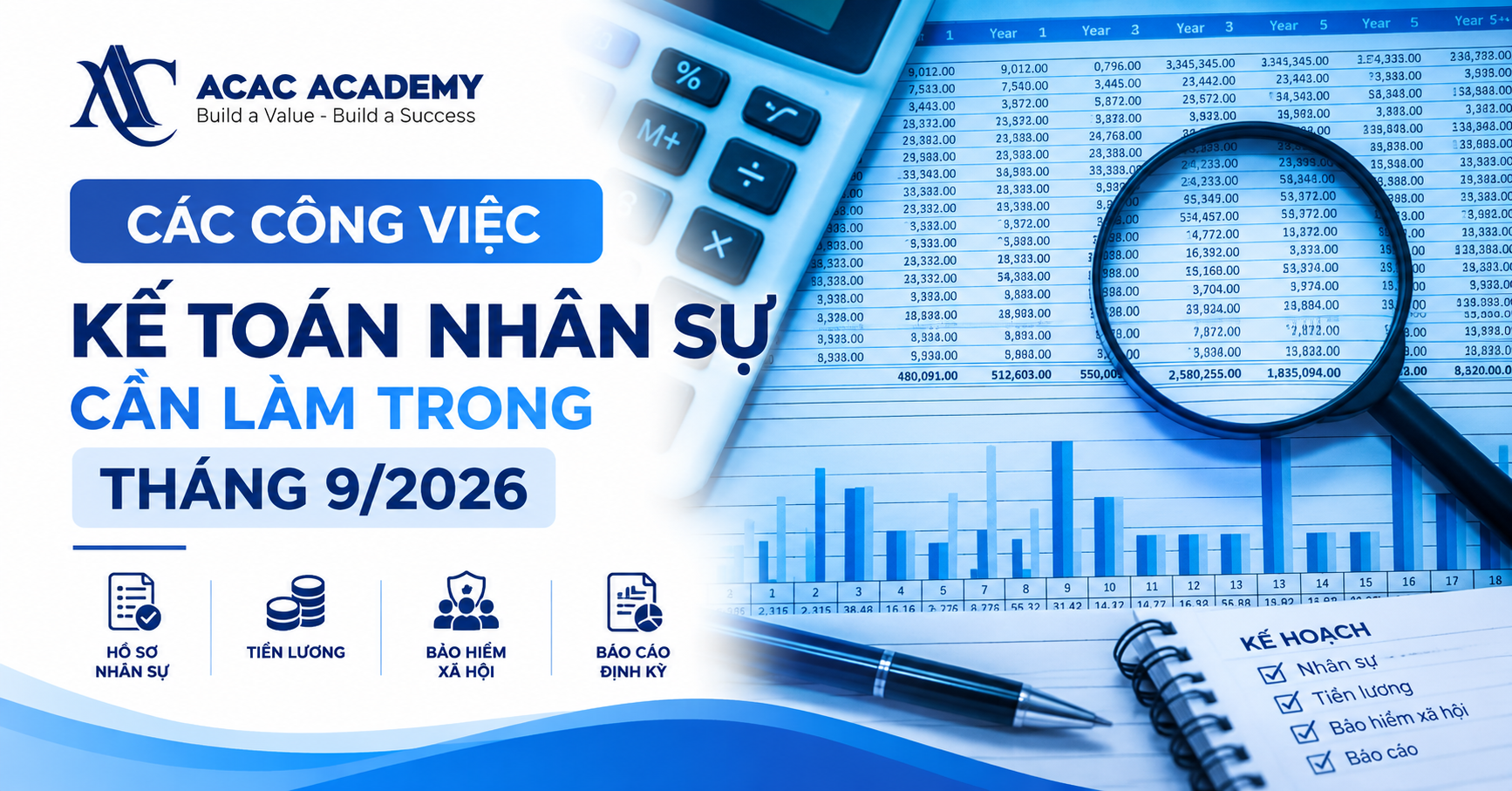 Các Công Việc Kế Toán Nhân Sự Cần Làm Trong Tháng 9/2026