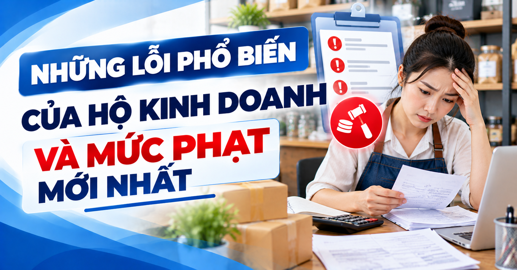 Những lỗi phổ biến của hộ kinh doanh và mức phạt dành cho hộ kinh doanh mới nhất