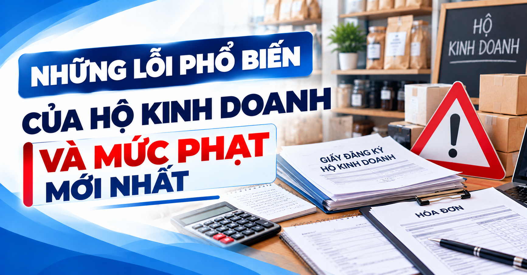 Những lỗi phổ biến của hộ kinh doanh và mức phạt dành cho hộ kinh doanh mới nhất