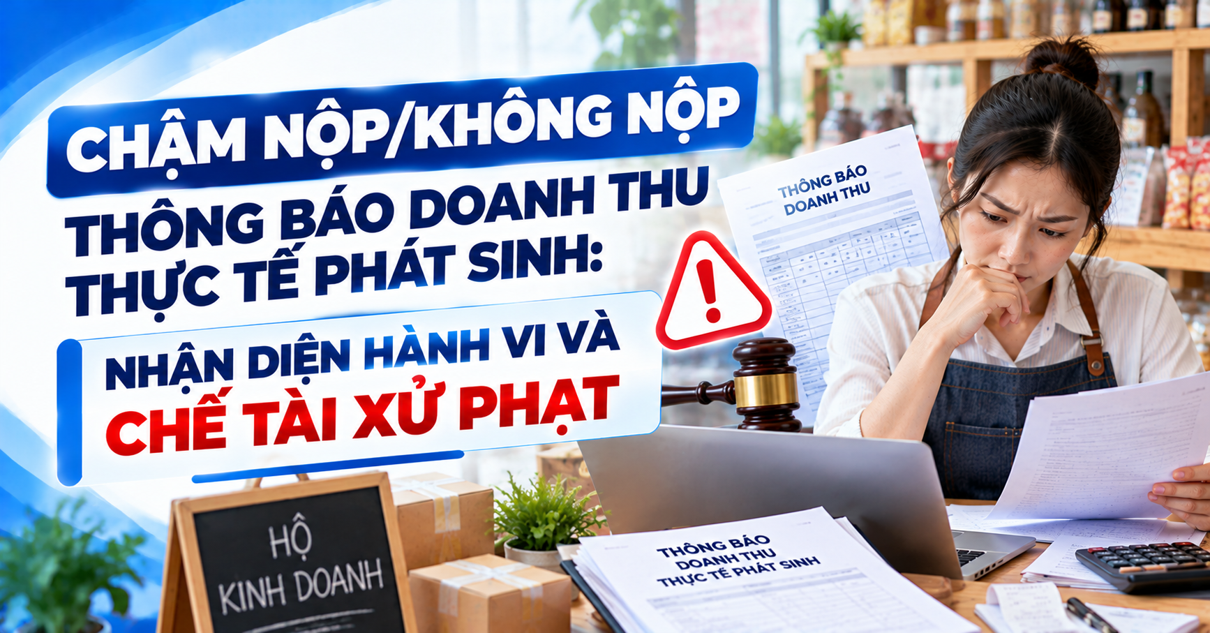 Chậm nộp/không nộp thông báo doanh thu thực tế phát sinh: Nhận diện hành vi và chế tài xử phạt